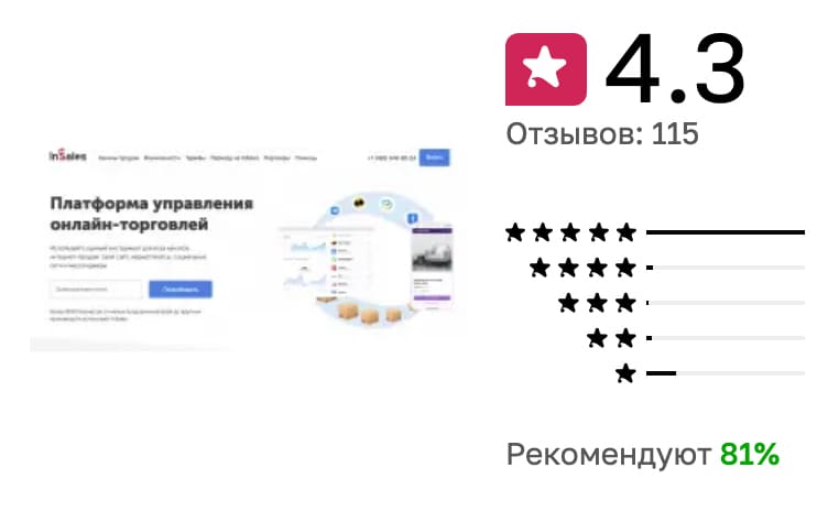 конструктор сайтов InSales отзывы